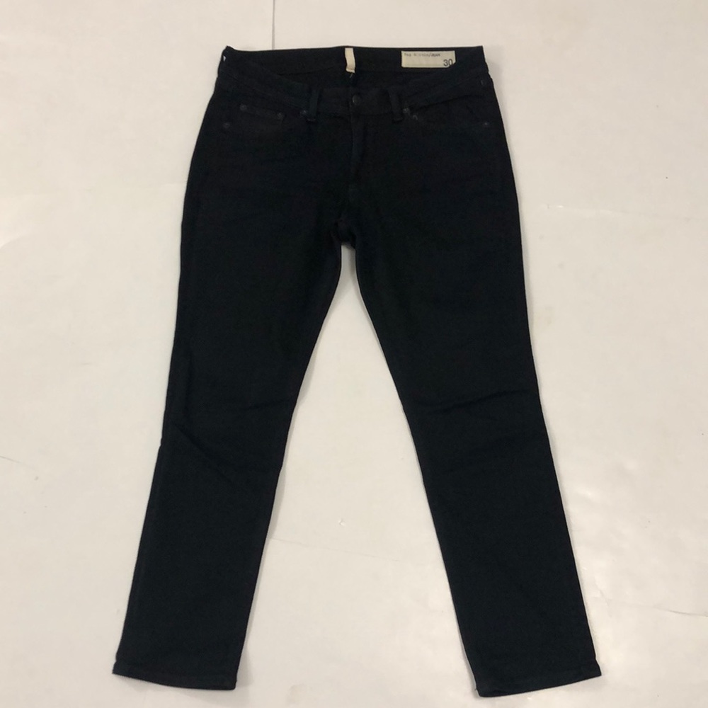 Rag & Bone 30 Jean Black 5 Pocket Capri Excellent Condition